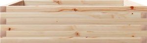 vidaXL vidaXL Donica ogrodowa, 90x90x23 cm, lite drewno sosnowe 5