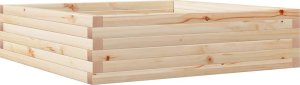 vidaXL vidaXL Donica ogrodowa, 90x90x23 cm, lite drewno sosnowe 7