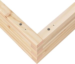 vidaXL vidaXL Donica ogrodowa, 90x90x23 cm, lite drewno sosnowe 8