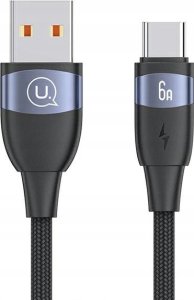 Kabel USB Usams USB-A - USB-C 1.2 m Czarny 1