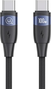 Kabel USB Usams USB-C - USB-C 1.2 m Czarny 1