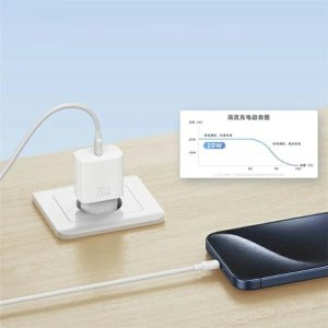 Ładowarka Usams USAMS Ład. siec. 1xUSB-C T65 PD20W PD Fast Charging US-CC226 + kabel USB-C/Lightning US-SJ712 30W biały/white Yi Series OYXLTZ02 5