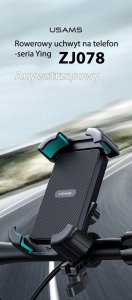 Podstawka Usams USAMS Uchwyt rowerowy US-ZJ078 czarny/black ZJ78ZJ01 6