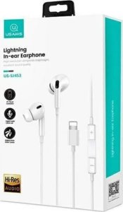 Słuchawki Usams USAMS Słuchawki stereo EP-41 MAX lightning biały/white SJ621MHS01 (US-SJ621) 3