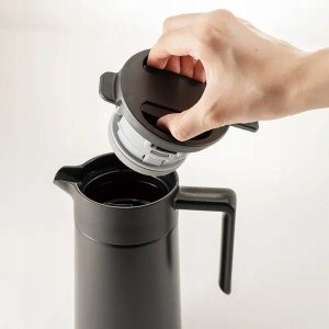 Hario Hario - Serwer termiczny z ceramiczną powłoką czarny 800ml 4