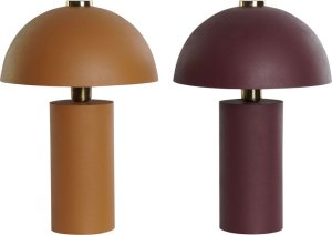 Lampa stołowa DKD Home Decor Lampa stołowa DKD Home Decor Pomarańczowy Magenta Złoty Metal 50 W 220 V 31 x 31 x 45 cm (2 Sztuk) 1