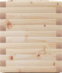 vidaXL vidaXL Donica ogrodowa, 70x40x49,5 cm, lite drewno sosnowe 6