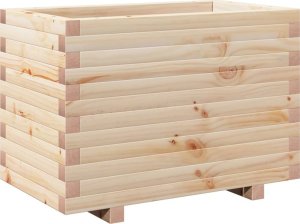 vidaXL vidaXL Donica ogrodowa, 70x40x49,5 cm, lite drewno sosnowe 7