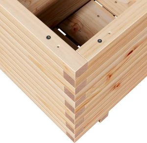 vidaXL vidaXL Donica ogrodowa, 70x40x49,5 cm, lite drewno sosnowe 8