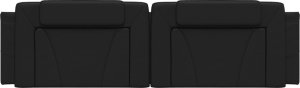 vidaXL vidaXL Poduszka na wezgłowie, czarna, 180 cm, sztuczna skóra 5