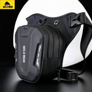 WildMan Torba motocyklowa na nogę L1 czarna/black 2