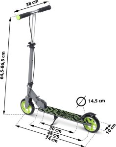 Hulajnoga Ricokids Hulajnoga Kodi szaro-zielona Ricokids 5