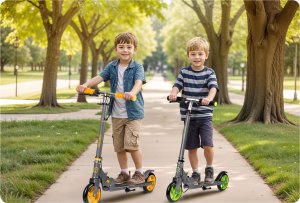 Hulajnoga Ricokids Hulajnoga Kodi szaro-pomarańczowa Ricokids 10