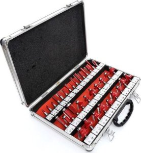 Frezarka Kraft&Dele Frezy do drewna łożyskowane 35 el. KD10280 2