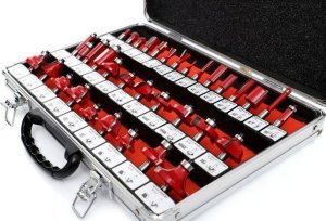 Frezarka Kraft&Dele Frezy do drewna łożyskowane 35 el. KD10280 6