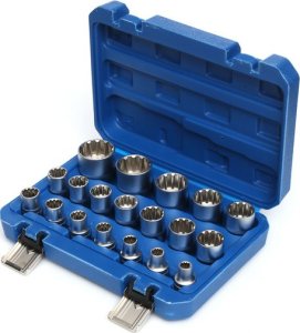Kraft&Dele Zestaw nasadek TORX zestaw 19szt. KD10347 3