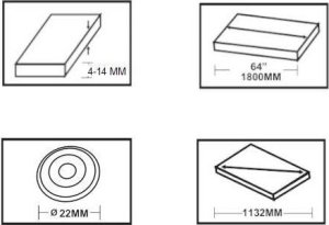 Kraft&Dele Przecinarka do glazury 64" / 1600mm KD10678 1