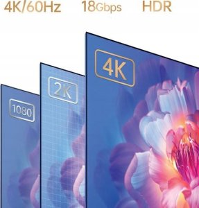 Kabel USB Awei kabel CL-212T USB-C na HDMI 4K 30Hz czarny/black 3