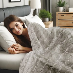 LOZKOHOLICY.PL Sp.z o.o. Sp. K. Koc 200 x 220 Mikrofibra Tłoczona Yolanda 03 15