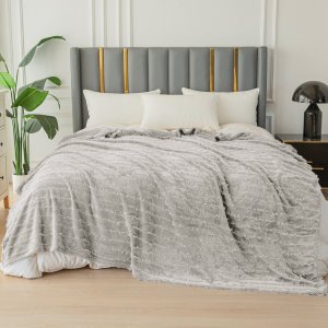 LOZKOHOLICY.PL Sp.z o.o. Sp. K. Koc 200 x 220 Mikrofibra Tłoczona Yolanda 03 7