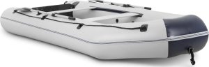 MSW Ponton turystyczny dmuchany 6 osobowy z wiosłami pompką do 570 kg czarno - biały Ponton turystyczny dmuchany 6 osobowy z wiosłami pompką do 570 kg czarno - biały 2