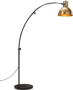 Lampa podłogowa vidaXL Lampa stojąca, 25 W, antyczny mosiądz, 150 cm, E27 1