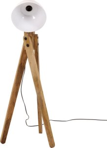 Lampa podłogowa vidaXL Lampa stojąca, 25 W, biała, 45x45x120 cm, E27 3