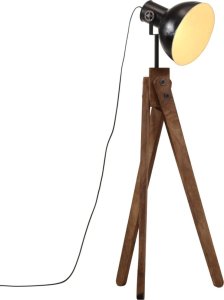 Lampa podłogowa vidaXL Lampa stojąca, 25 W, czarna, 45x45x120 cm, E27 1