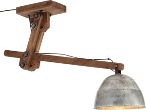 Lampa sufitowa vidaXL Lampa sufitowa 25 W, srebro vintage, 105x30x65-108 cm, E27 1