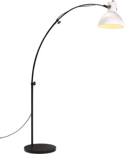 Lampa podłogowa vidaXL Lampa stojąca, 25 W, biała, 150 cm, E27 1