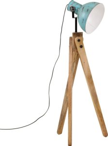 Lampa podłogowa vidaXL Lampa stojąca, 25 W, postarzany niebieski, 45x45x120 cm, E27 2