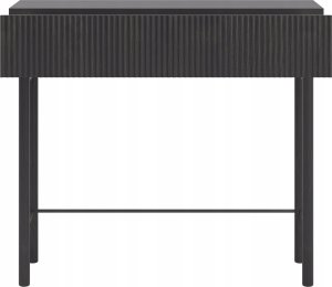 Selsey Konsola Nolie z szufladą i nóżkami 90 cm Jesion Portland Czarny 3