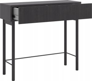 Selsey Konsola Nolie z szufladą i nóżkami 90 cm Jesion Portland Czarny 5