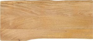 vidaXL vidaXL Blat stołu, 100x40x3,8 cm, naturalna krawędź, lite drewno mango 1