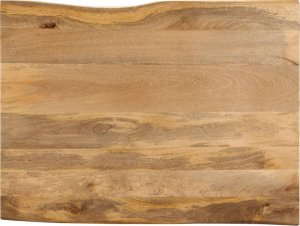 vidaXL vidaXL Blat stołu, 100x80x2,5 cm, naturalna krawędź, lite drewno mango 1