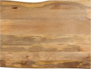 vidaXL vidaXL Blat stołu, 90x80x3,8 cm, naturalna krawędź, lite drewno mango 1