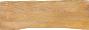 vidaXL vidaXL Blat stołu, 120x40x3,8 cm, naturalna krawędź, lite drewno mango 1