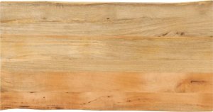 vidaXL vidaXL Blat stołu, 110x60x3,8 cm, naturalna krawędź, lite drewno mango 1