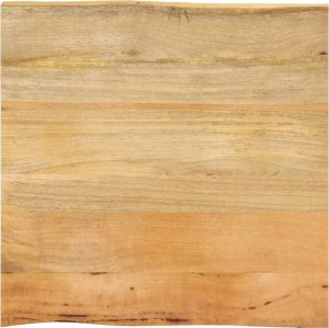 vidaXL vidaXL Blat stołu, 80x80x2,5 cm, naturalna krawędź, lite drewno mango 1