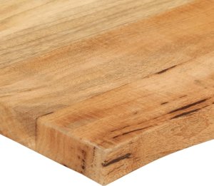 vidaXL Blat stołu, 110x60x2,5 cm, lite drewno mango 6