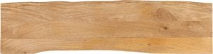 vidaXL vidaXL Blat stołu, 180x40x3,8 cm, naturalna krawędź, lite drewno mango 1