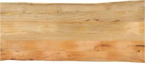 vidaXL vidaXL Blat stołu, 140x60x2,5 cm, naturalna krawędź, lite drewno mango 1