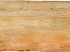 vidaXL vidaXL Blat stołu, 80x60x2,5 cm, naturalna krawędź, lite drewno mango 1