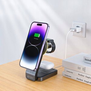 Ładowarka Sourcing Swissten 3in1 MagStick 22.5W Wireless charging Dock 14