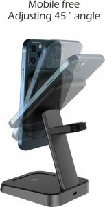 Ładowarka Sourcing Swissten 3in1 MagStick 22.5W Wireless charging Dock 5