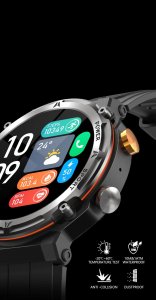 Smartwatch Rubicon RNCF25 Czarny  (RNCF27) 5