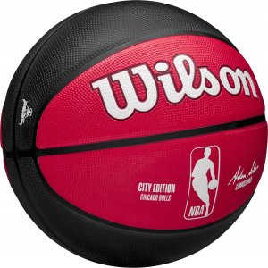 Wilson Wilson NBA Team City Edition Chicago Bulls Out Ball WZ4024205XB Czerwone 7 3