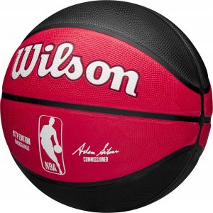 Wilson Wilson NBA Team City Edition Chicago Bulls Out Ball WZ4024205XB Czerwone 7 4