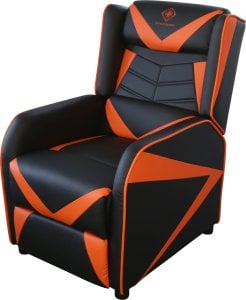 Fotel Deltaco Deltaco GAM-087 Gaming Sessel DC420 Kunstleder orangeblack 1