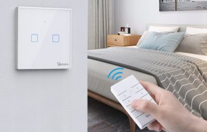 Sonoff Dotykowy włącznik światła WiFi + RF 433 Sonoff T2 EU TX (2-kanałowy) nowa wersja 4